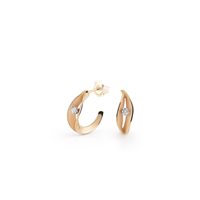 Orecchini Annamaria Cammilli Donna Dune Assolo in Oro rosa Diamante 0.16 Ct GOR3664J - GOR3664J